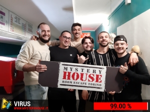 escape room mystery house torino Virus 404