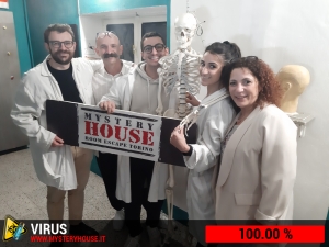 escape room mystery house torino Virus 404