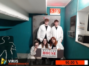 escape room mystery house torino Virus 404