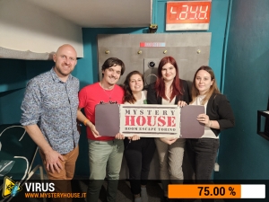 escape room mystery house torino Virus 404