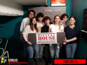 escape room mystery house torino Virus 404