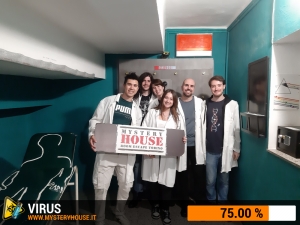 escape room mystery house torino Virus 404