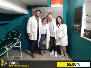 escape room mystery house torino Virus 404