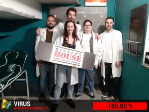 escape room mystery house torino Virus 404