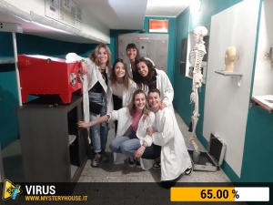 escape room mystery house torino Virus 404