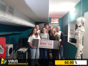 escape room mystery house torino Virus 404