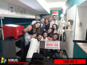 escape room mystery house torino Virus 404