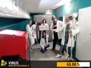 escape room mystery house torino Virus 404