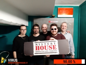 escape room mystery house torino Virus 404