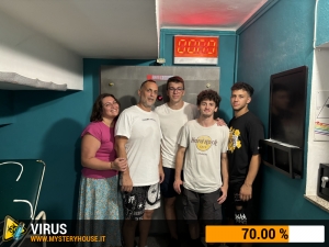 escape room mystery house torino Virus 404