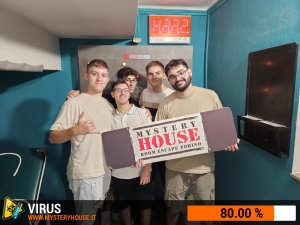 escape room mystery house torino Virus 404