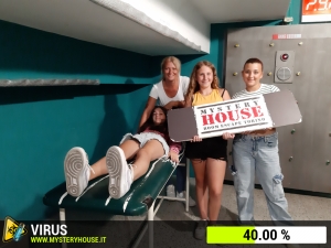 escape room mystery house torino Virus 404