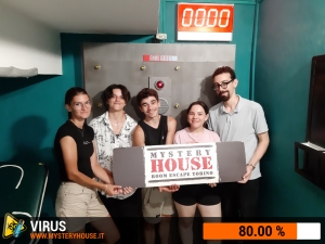 escape room mystery house torino Virus 404