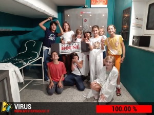 escape room mystery house torino Virus 404