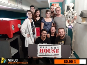 escape room mystery house torino Virus 404