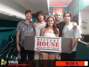 escape room mystery house torino Virus 404