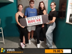 escape room mystery house torino Virus 404