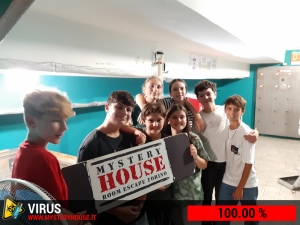 escape room mystery house torino Virus 404