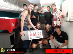 escape room mystery house torino Virus 404