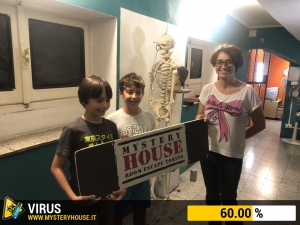 escape room mystery house torino Virus 404