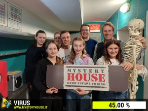 escape room mystery house torino Virus 404