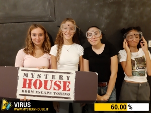 escape room mystery house torino Virus 404