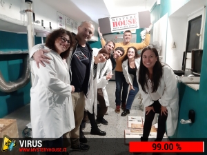 escape room mystery house torino Virus 404