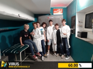 escape room mystery house torino Virus 404