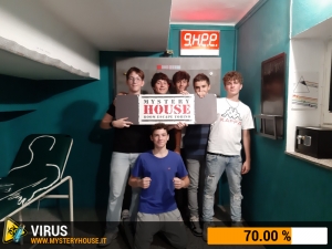 escape room mystery house torino Virus 404