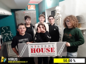 escape room mystery house torino Virus 404