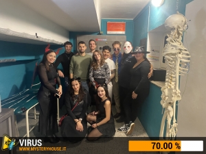 escape room mystery house torino Virus 404