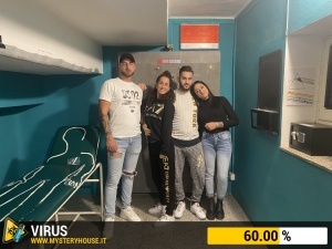 escape room mystery house torino Virus 404