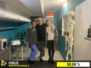 escape room mystery house torino Virus 404