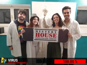 escape room mystery house torino Virus 404