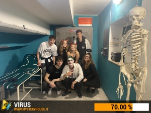 escape room mystery house torino Virus 404