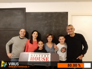 escape room mystery house torino Virus 404