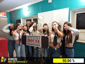 escape room mystery house torino Virus 404