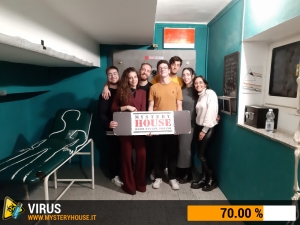 escape room mystery house torino Virus 404