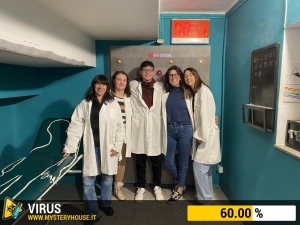 escape room mystery house torino Virus 404