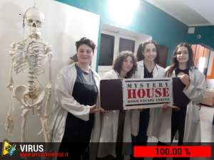 escape room mystery house torino Virus 404