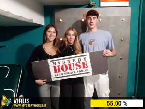 escape room mystery house torino Virus 404