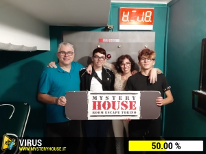 escape room mystery house torino Virus 404