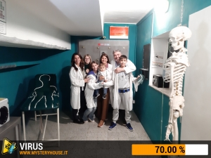 escape room mystery house torino Virus 404