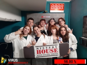 escape room mystery house torino Virus 404