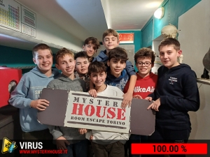 escape room mystery house torino Virus 404