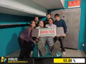 escape room mystery house torino Virus 404