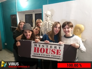 escape room mystery house torino Virus 404