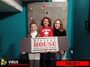 escape room mystery house torino Virus 404