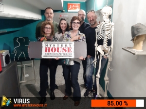 escape room mystery house torino Virus 404