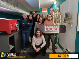 escape room mystery house torino Virus 404